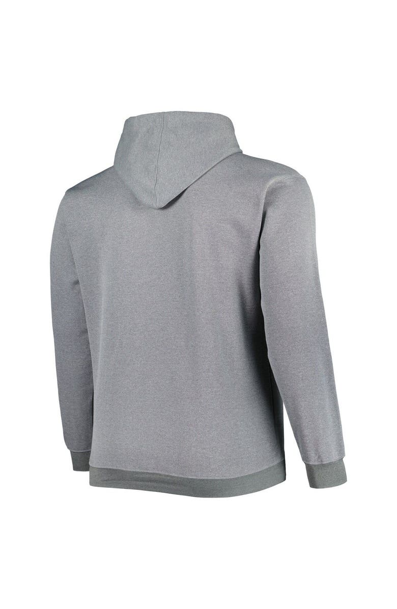 PROFILE Men's Profile Ash Milwaukee Brewers Big & Tall Pullover Hoodie, Alternate, color, Ash