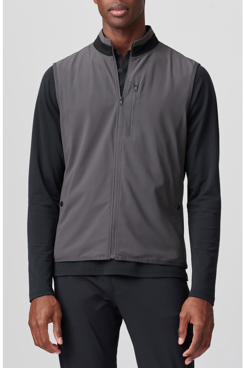 Top Flight Water Resistant Vest, Main, color, ASPHALT
