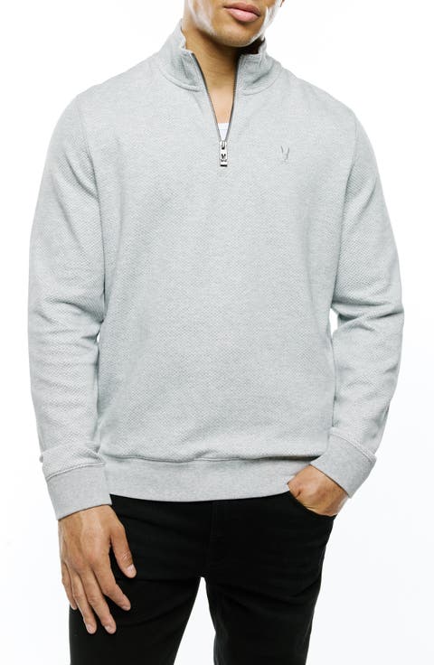 Marc Textured Quarter Zip Pullover