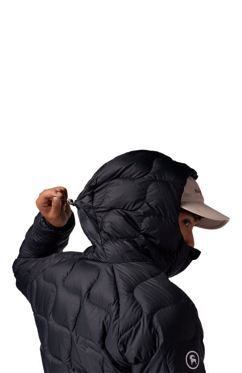 Backcountry Waas Allied Down Hooded Jacket In Black