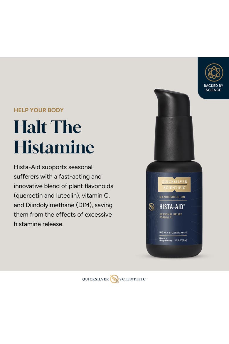 Nanoemulsified Hista-Aid Vitamin C Quercetin and Luteolin Liquid Supplement, Alternate, color, None