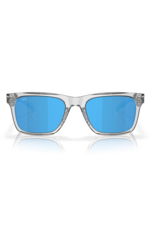 Tybee 55mm Polarized Rectangular Sunglasses