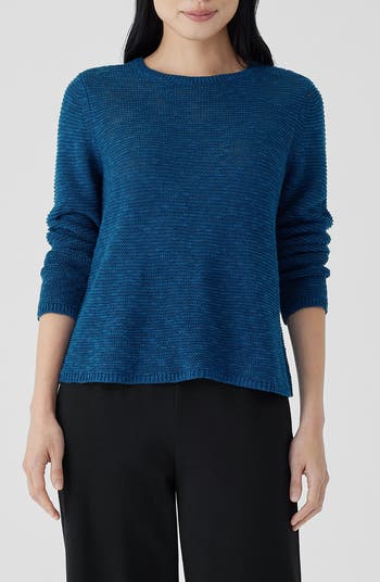 Eileen Fisher Textured Pullover Sweater Size orders S