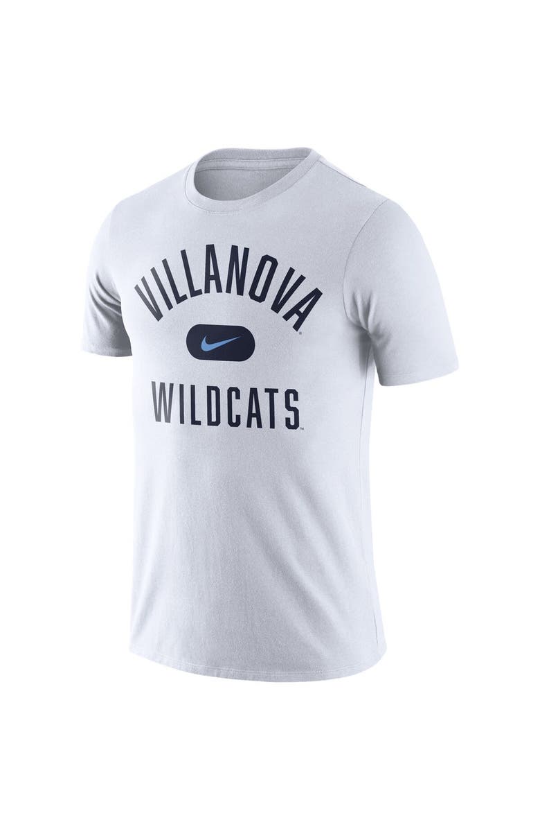 Nike Men's Nike White Villanova Wildcats Team Arch T-Shirt, Alternate, color, 