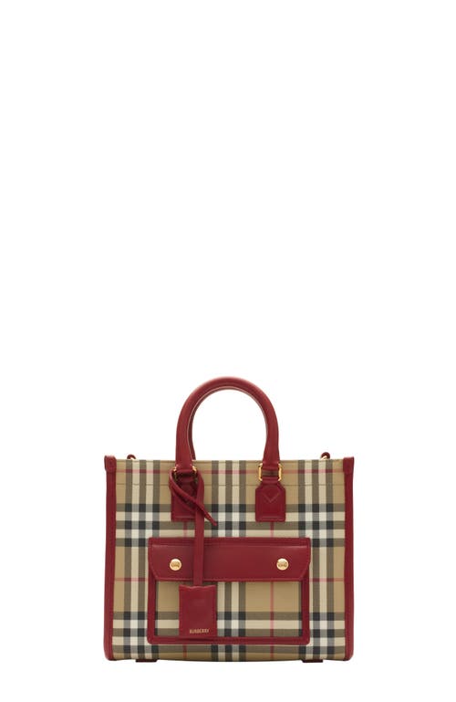 Burberry Mini Freya Tote In Multi