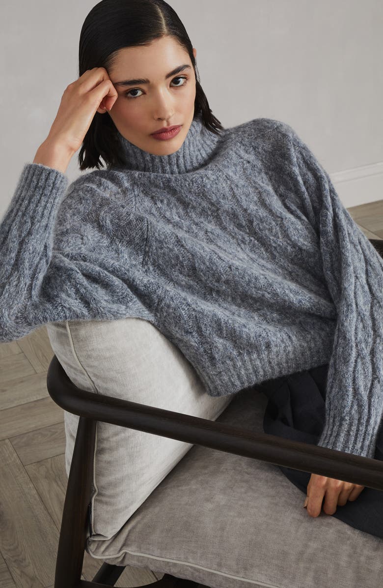 Brunello Cucinelli Turtleneck sweater with monili, Alternate, color,