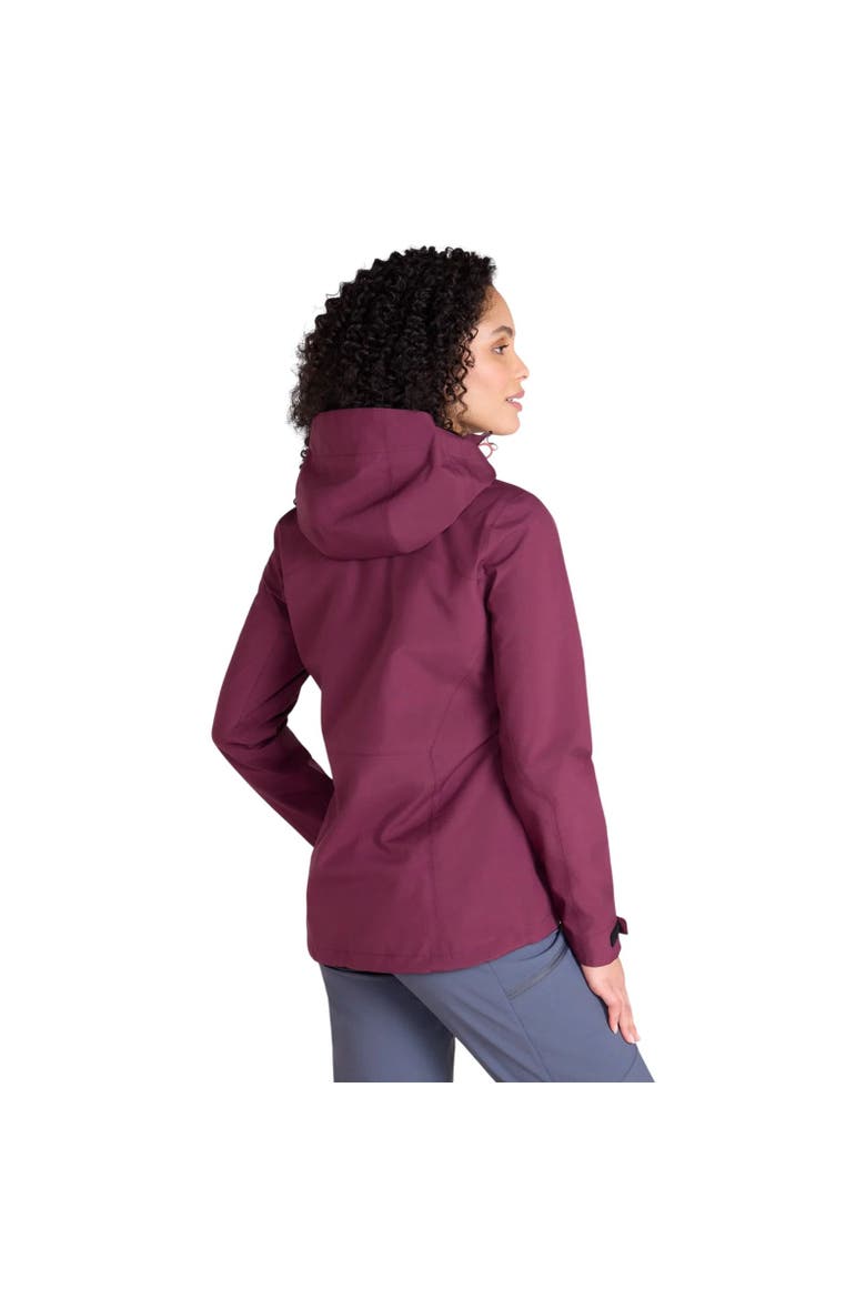 Bachill 3 Layer Waterproof Jacket, Alternate, color, Berry