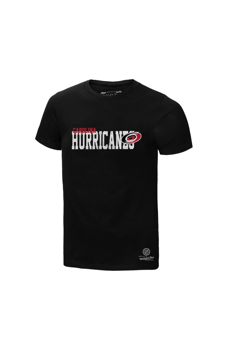 Mitchell & Ness Men's Mitchell & Ness Black Carolina Hurricanes Home T-Shirt, Alternate, color, Black