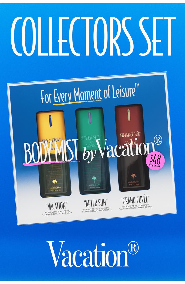 Vacation Body Mist Collector's Set $72 Value, Alternate, color,