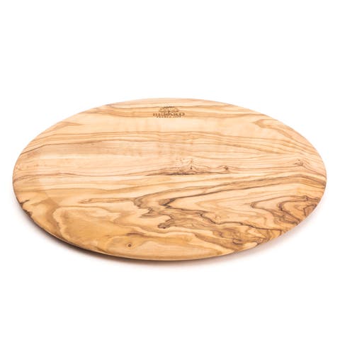Olivewood Handcrafted 9-Inch Round Cutting Board