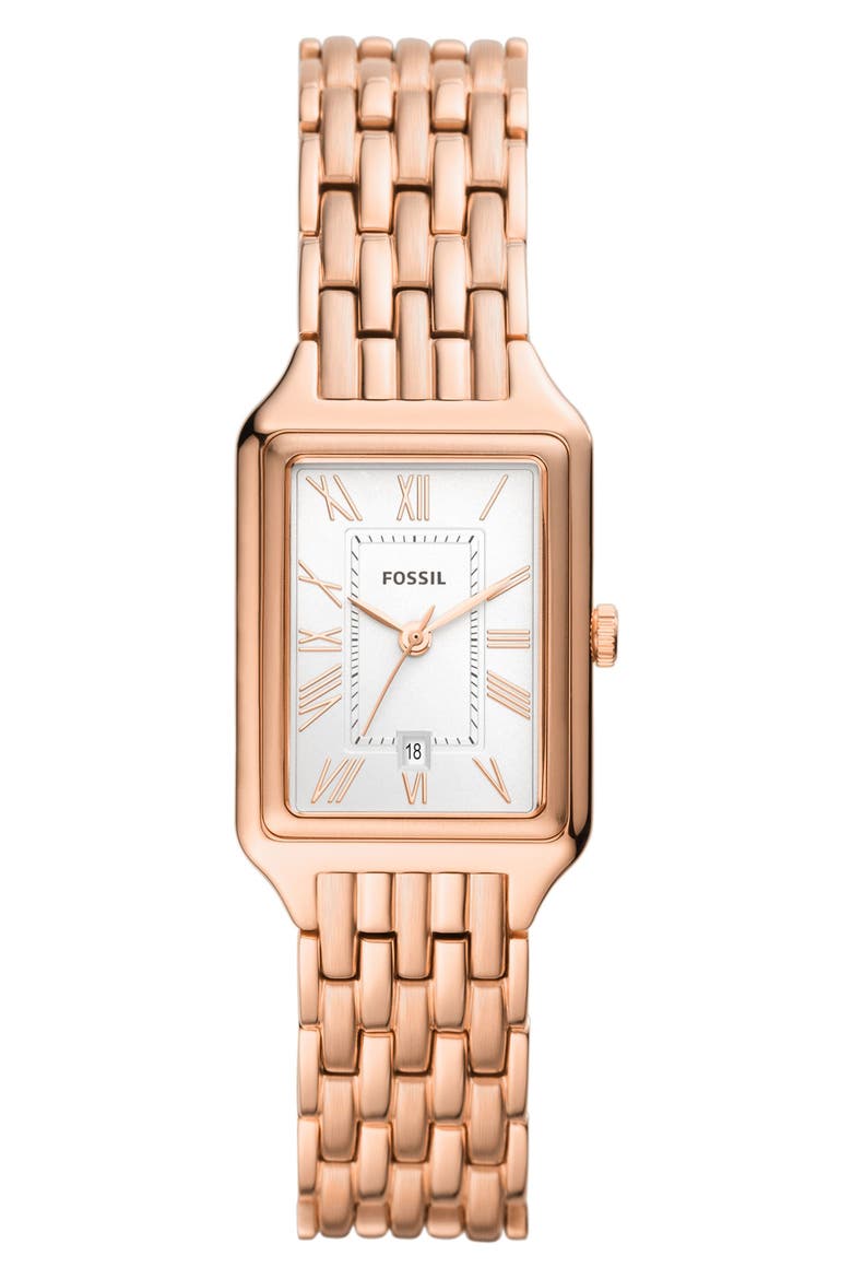 Raquel Bracelet Watch, 23mm, Main, color, ROSE GOLD