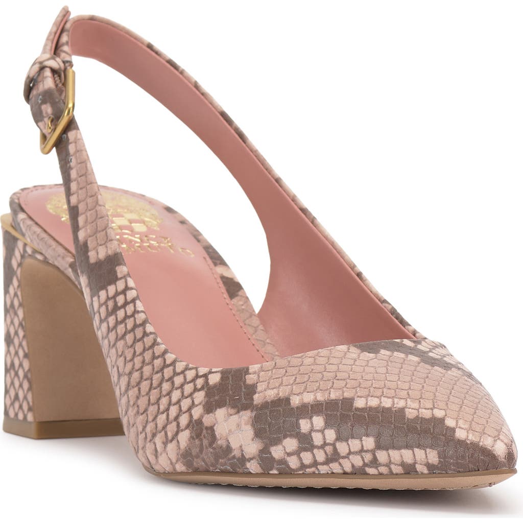 Vince Camuto Hamden Pointed Toe Slingback Pump In Pale Pink