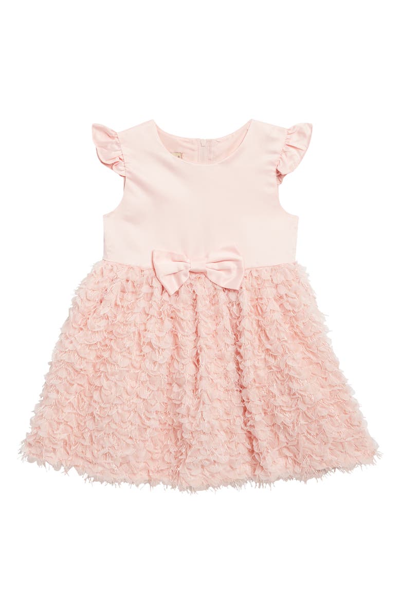 PURPLE ROSE Kids' Soutache Bow Dress, Main, color, 