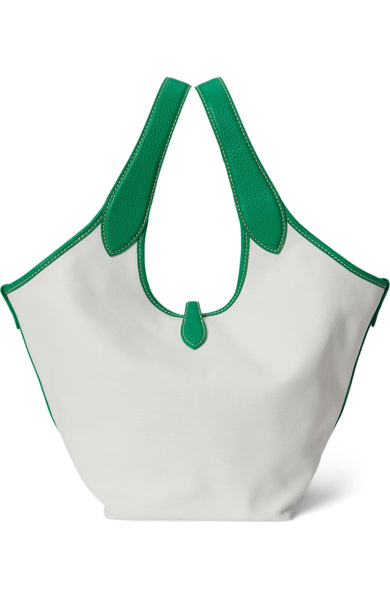 Polo Ralph Lauren Medium Play Canvas Tote, Alternate, color, Paper/ Parrot