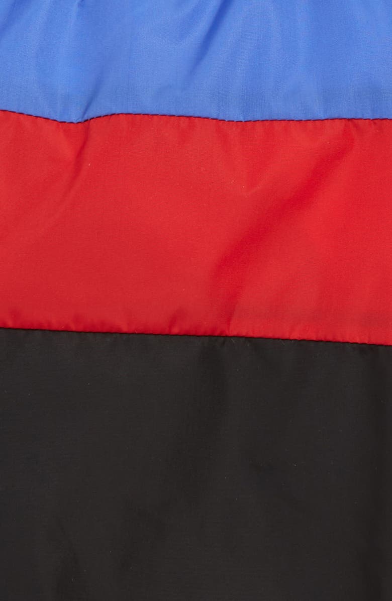 Versace Colorblock Swim Trunks, Alternate, color, 