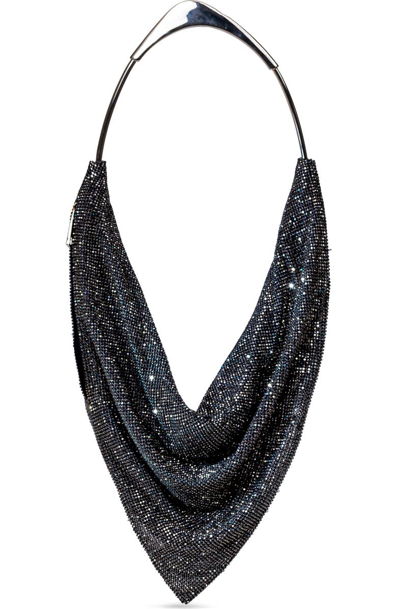 Benedetta Bruzziches Ursula Crystal Mesh Shoulder Bag, Main, color,