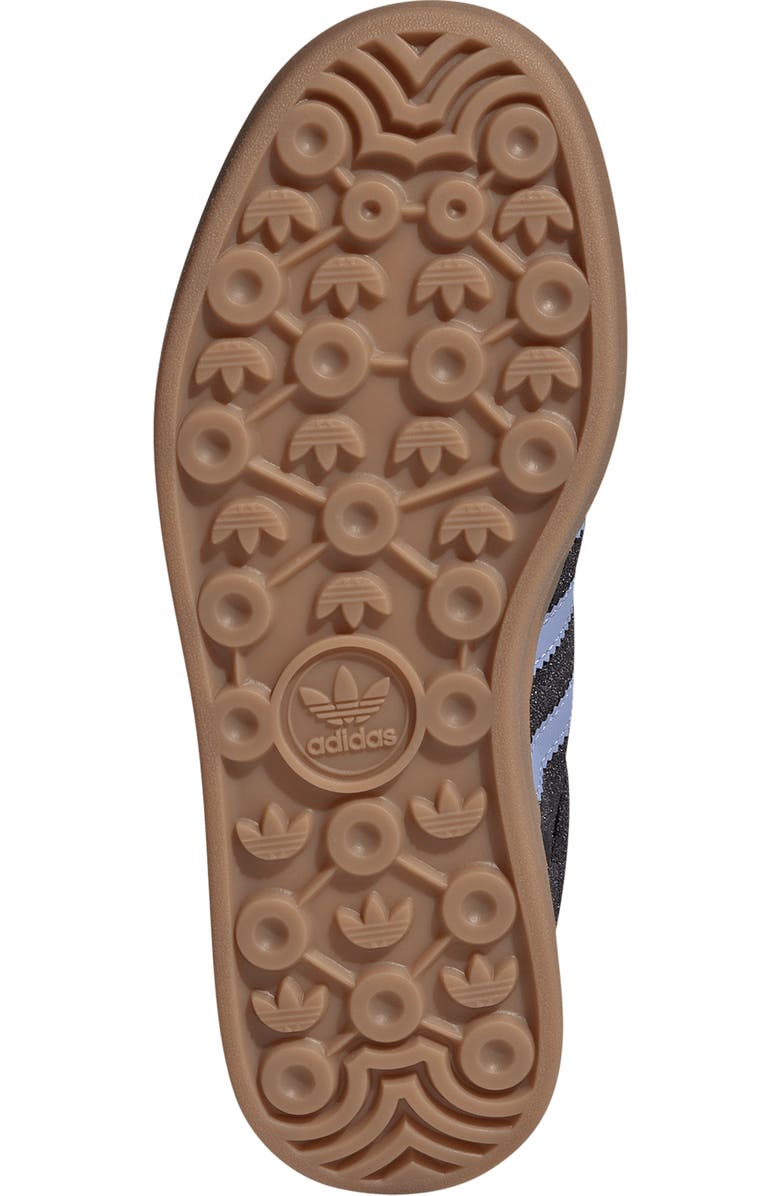 adidas Kids' Gazelle Bold Sneaker, Alternate, color, Black/ Blue Spark/ White