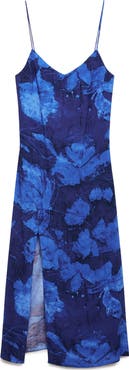 MANGO Tie Dye Print Dress
