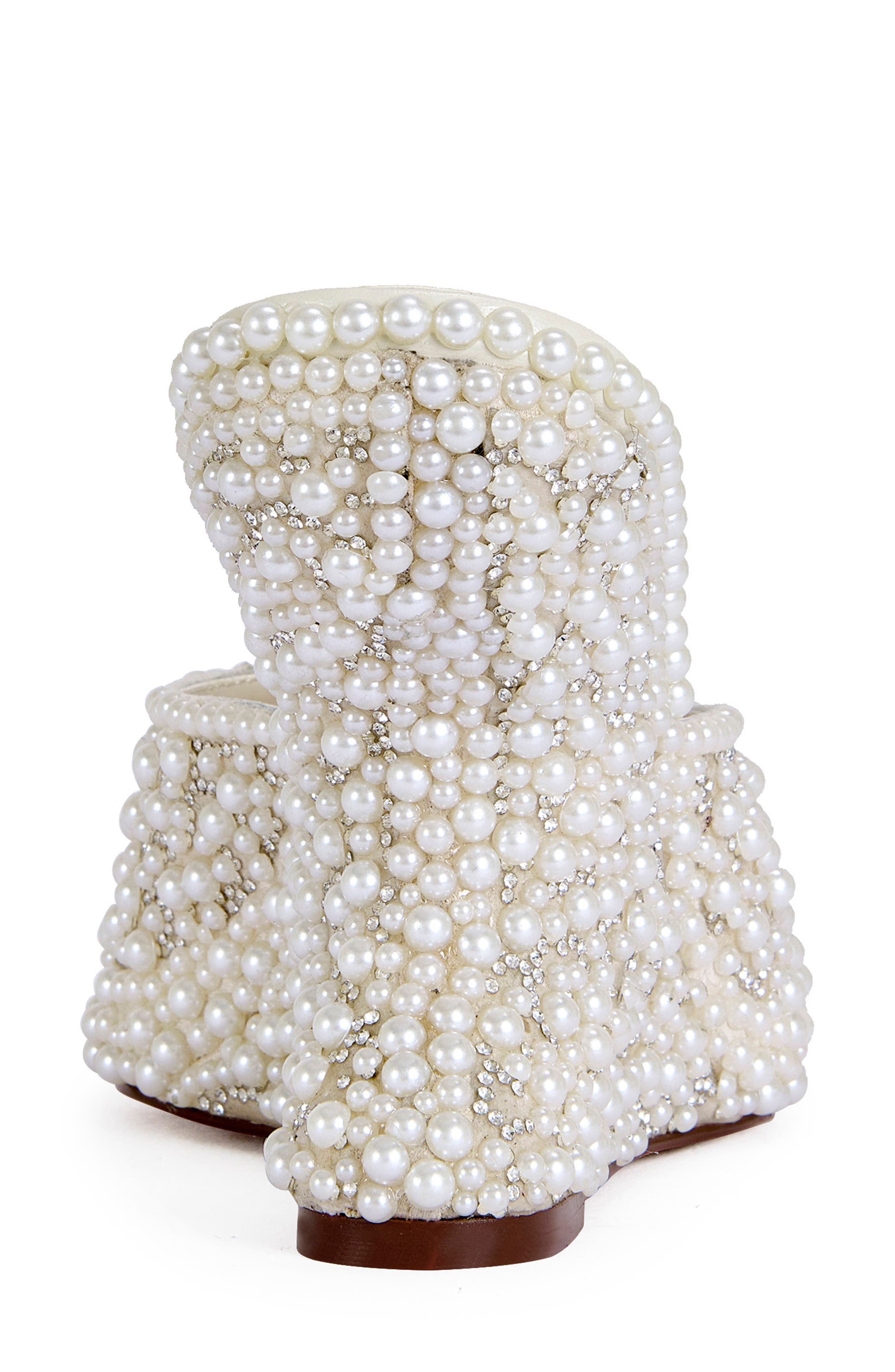 AZALEA WANG Aaralyn Floating Heel Sandal, Alternate, color, Ivory