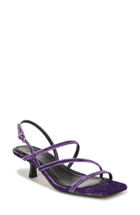 Tania Velvet Heeled Sandal