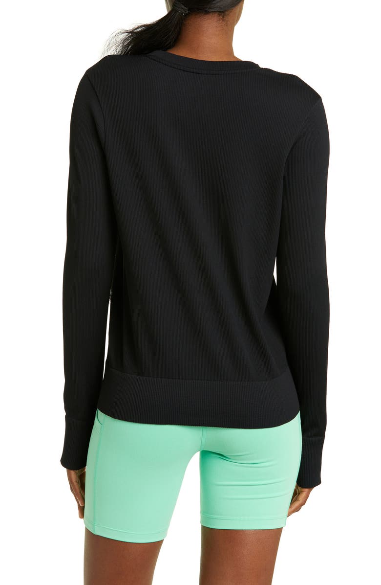 Zella Women's Seamless Rib Sweatshirt, Alternate, color, 