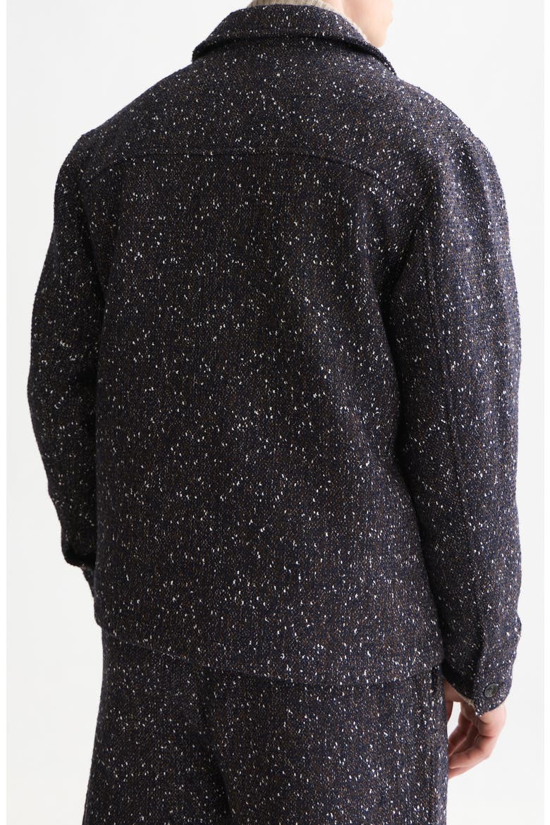Tailored Tweed Jacket, Alternate, color, SKY CAPTAIN