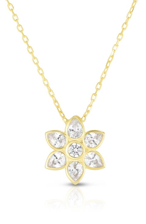 Flower Pendant Necklace