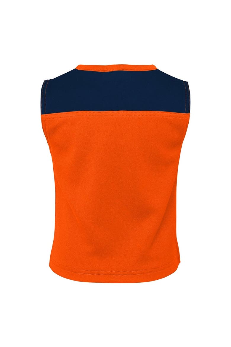 Girls Youth Orange Denver Broncos Spirit Two-Piece Cheerleader Set, Alternate, color, Orange