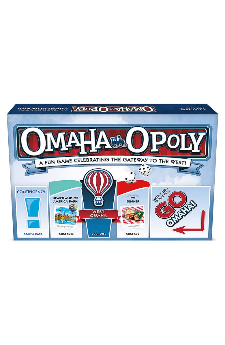 Late for the Sky Omahaopoly Monopoly Board Game, Alternate, color, Multicolored