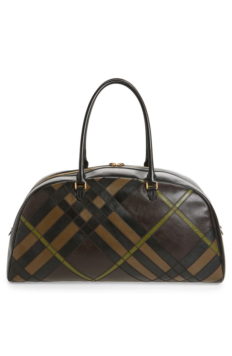 Burberry X-Large Highlands Bowling Leather Bag, Alternate, color, 
