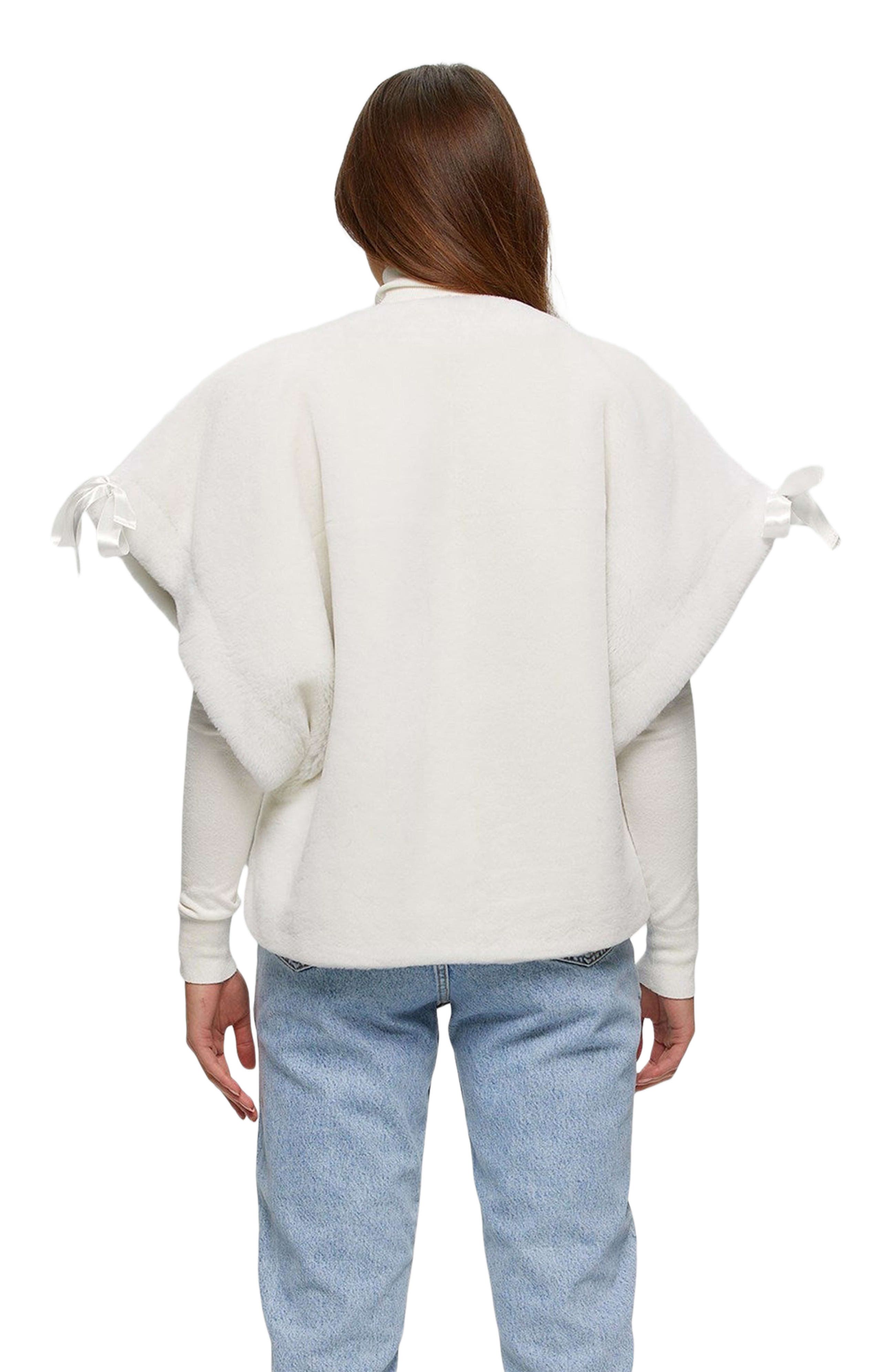 Short Sleeve Genuine Shearling Jacket - image 4
