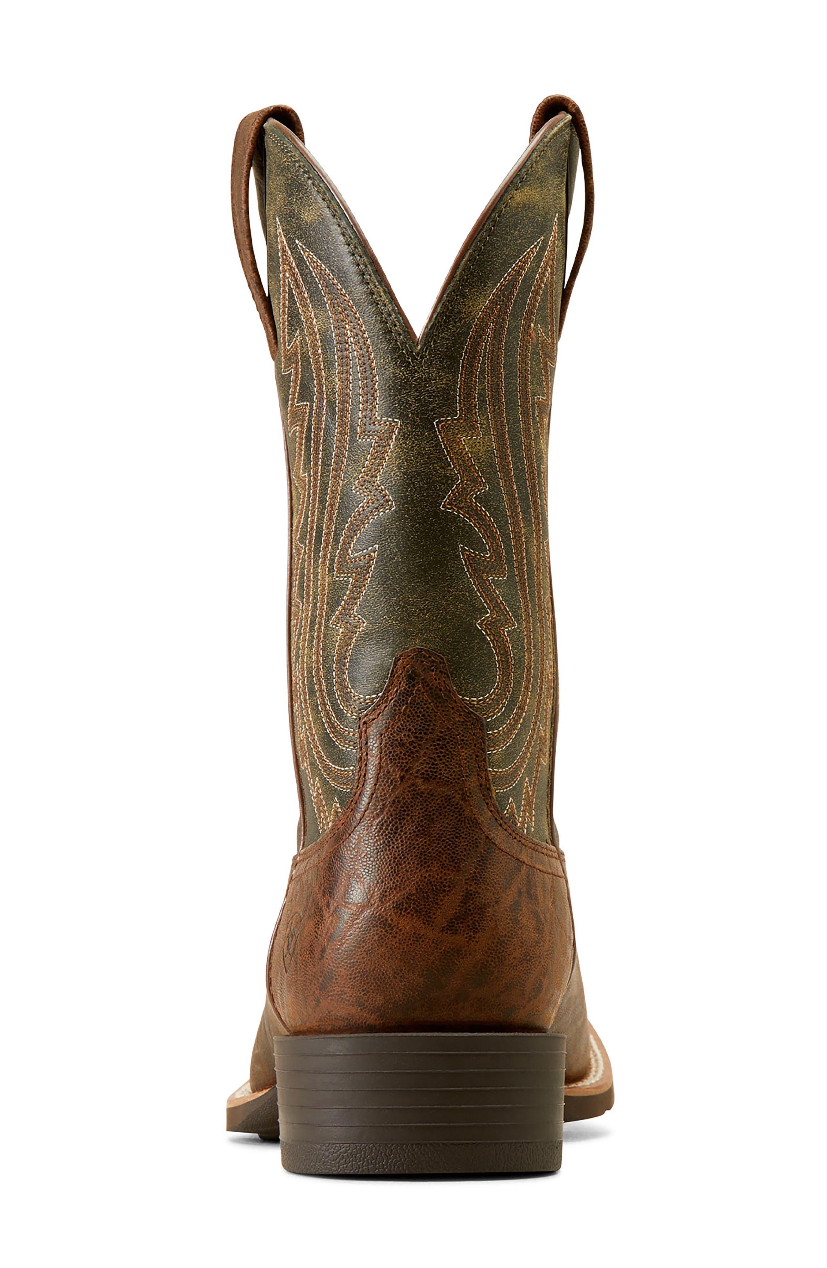 Sport Big Country Wide Square Toe Cowboy Boot, Alternate, color, MAHOGANY ELEPHANT/FOREST