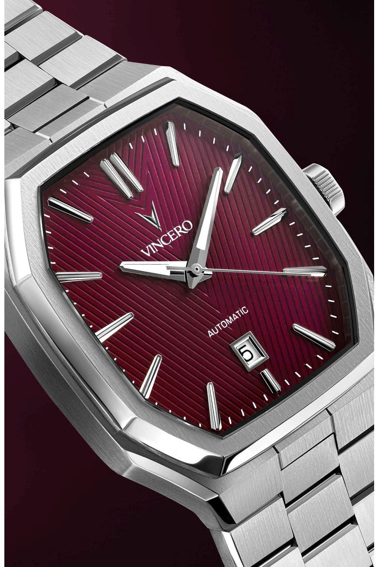 Inception Blue Shift Automatic Bracelet Watch, 38mm, Alternate, color, RED