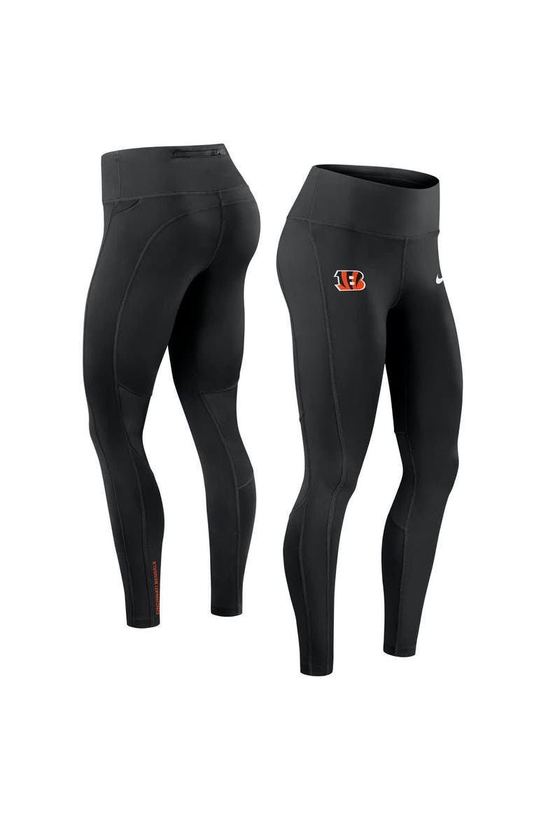 Women's Nike Black Cincinnati Bengals Primetime Epic Fast Dri-FIT Leggings, Main, color, Black