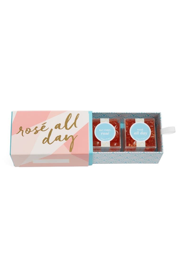 'Rosé All Day' Large Candy Gift Set, Alternate, color, ROSE