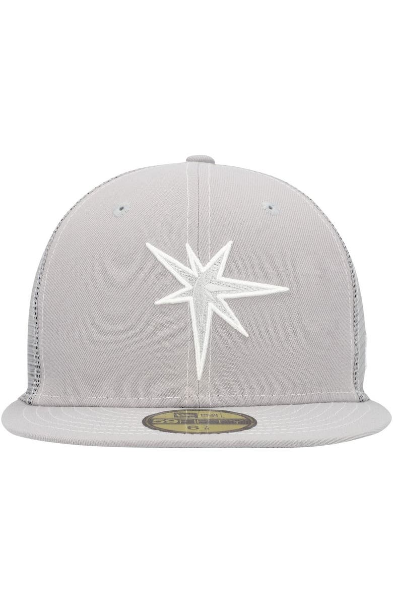 New Era Men's New Era  Gray Tampa Bay Rays 2023 On-Field Batting Practice 59FIFTY Fitted Hat, Alternate, color, 