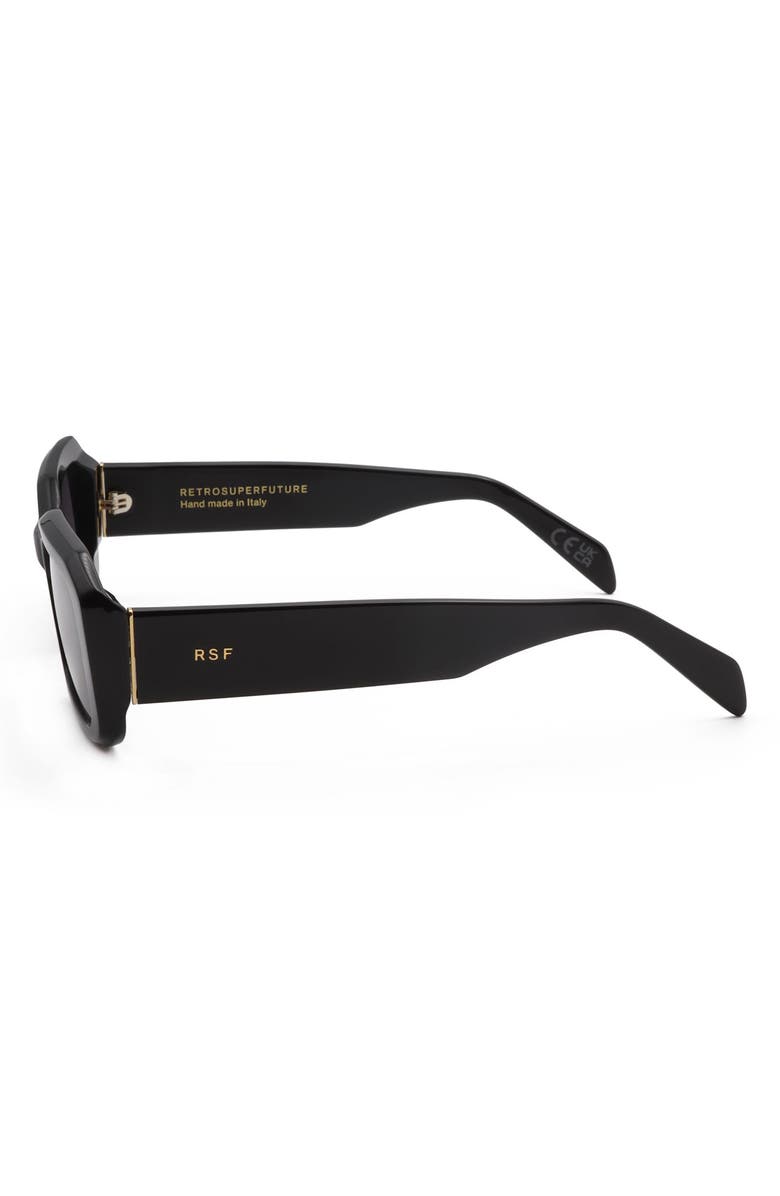 SUPER by RETROSUPERFUTURE<sup>®</sup> 53mm Wrap Sunglasses, Alternate, color, Black