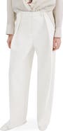 MANGO Pleated Wide Leg Pants