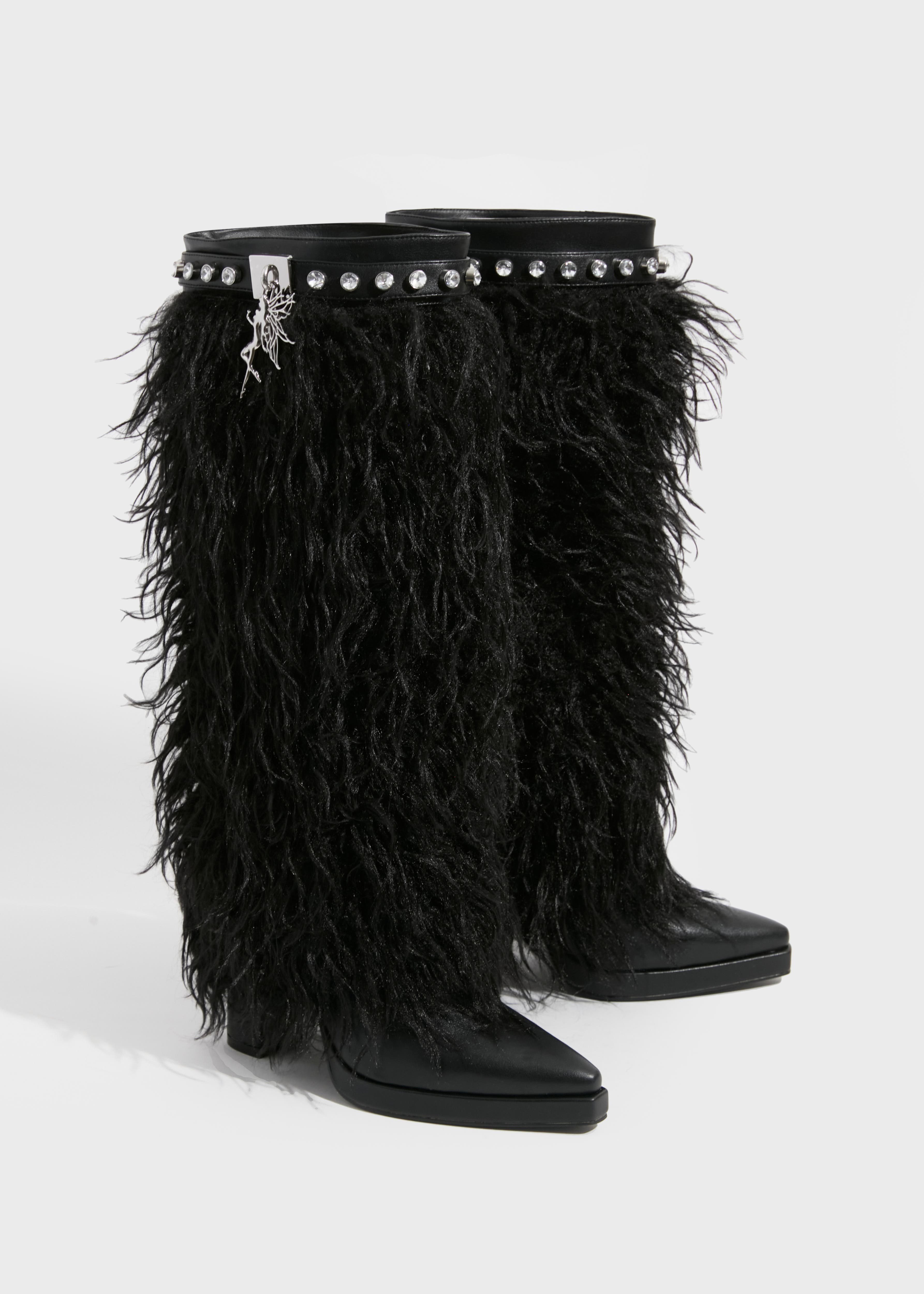 SPARKL PARIS BOOT, Alternate, color, Black