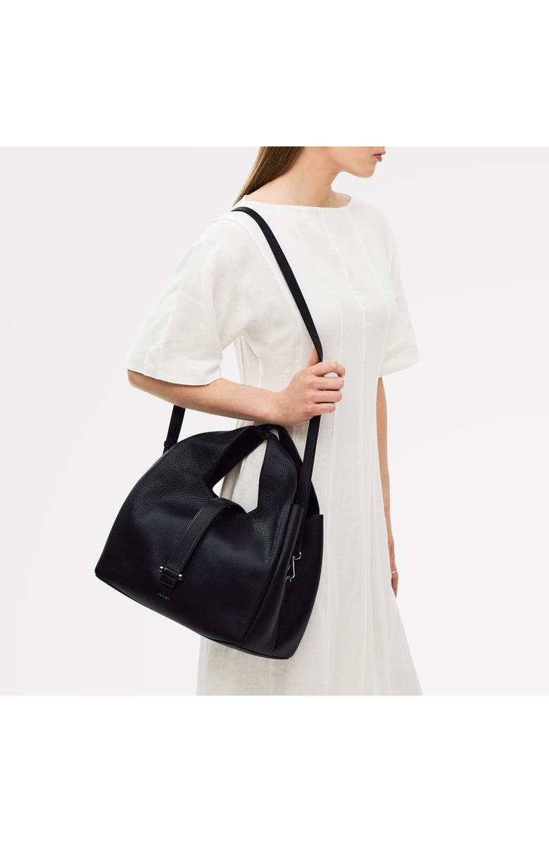 Radley Sloane Street Medium Ziptop Satchel Bag, Alternate, color, Black