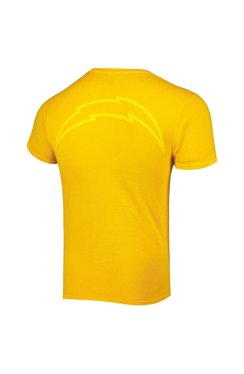 '47 Men's '47 Gold Los Angeles Chargers Fast Track Tonal Highlight T-Shirt, Alternate, color, Gold