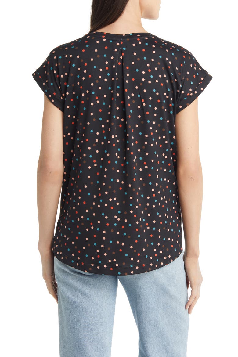 Print Butter Top, Alternate, color, BLACK/ MULTI