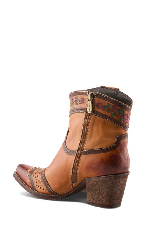 L'artiste By Spring Step Saddleup Western Boot In Multi
