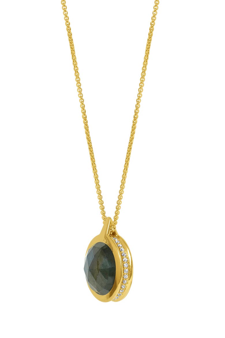 Ipanema Labradorite & Moonstone Pendant Necklace, Alternate, color, LABRADORITE/ MOONSTONE/ GOLD