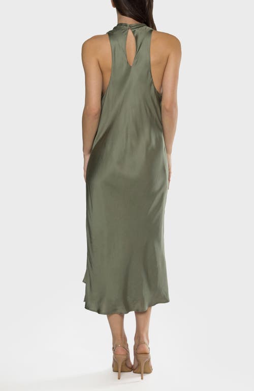 Matty M . Grotto Cowl Neck Midi Dress