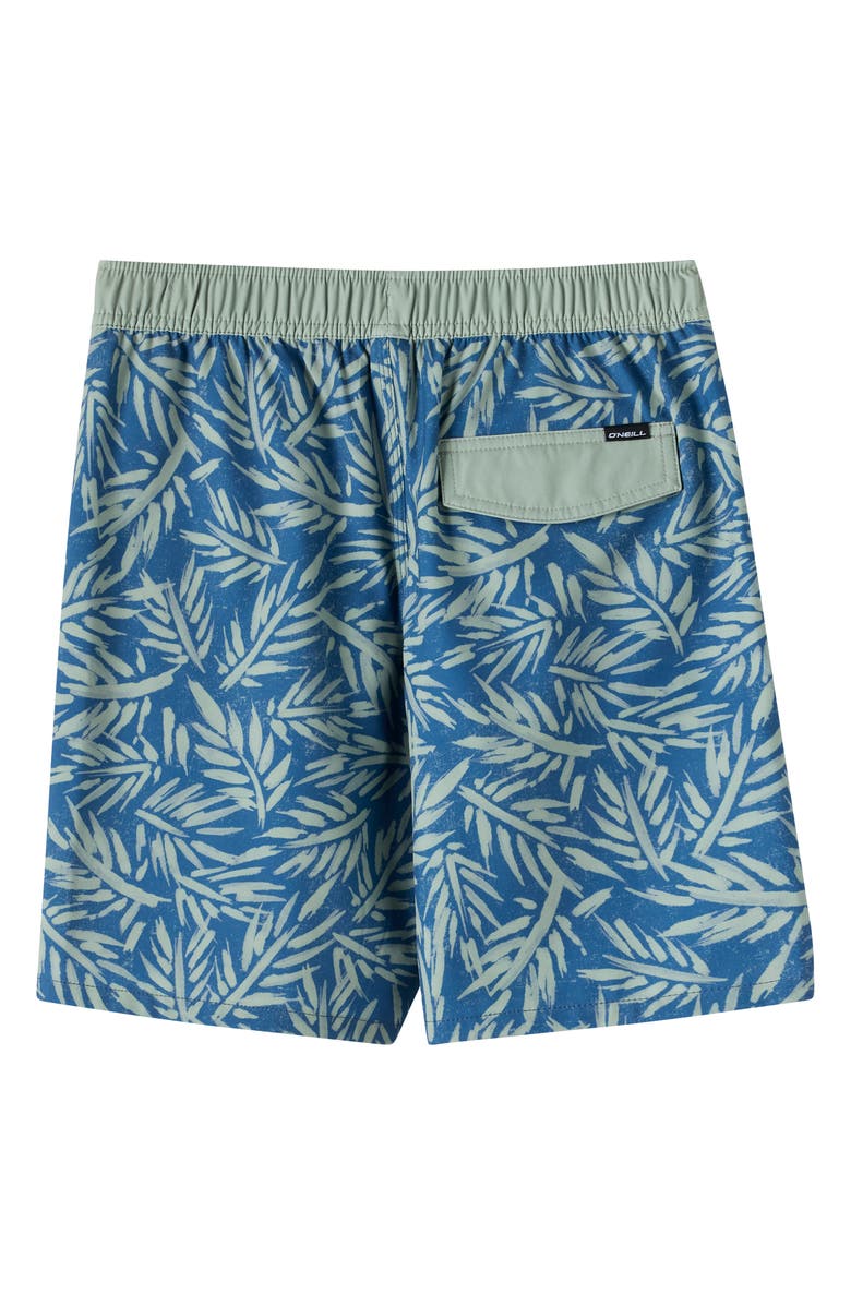 O'Neill Kids' Hermosa Swim Trunks, Alternate, color, Seagrass