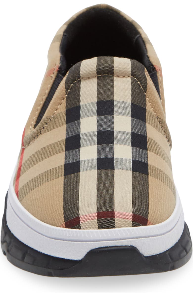 Burberry Brety Check Slip-On Sneaker, Alternate, color,