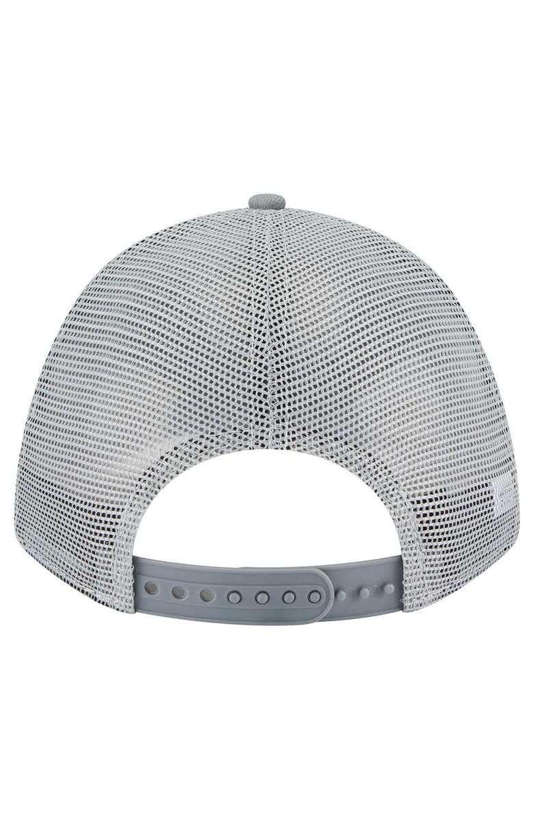 New Era Men's New Era Gray Pittsburgh Pirates Color Pack A-Frame 9FORTY Trucker Adjustable Hat, Alternate, color, 