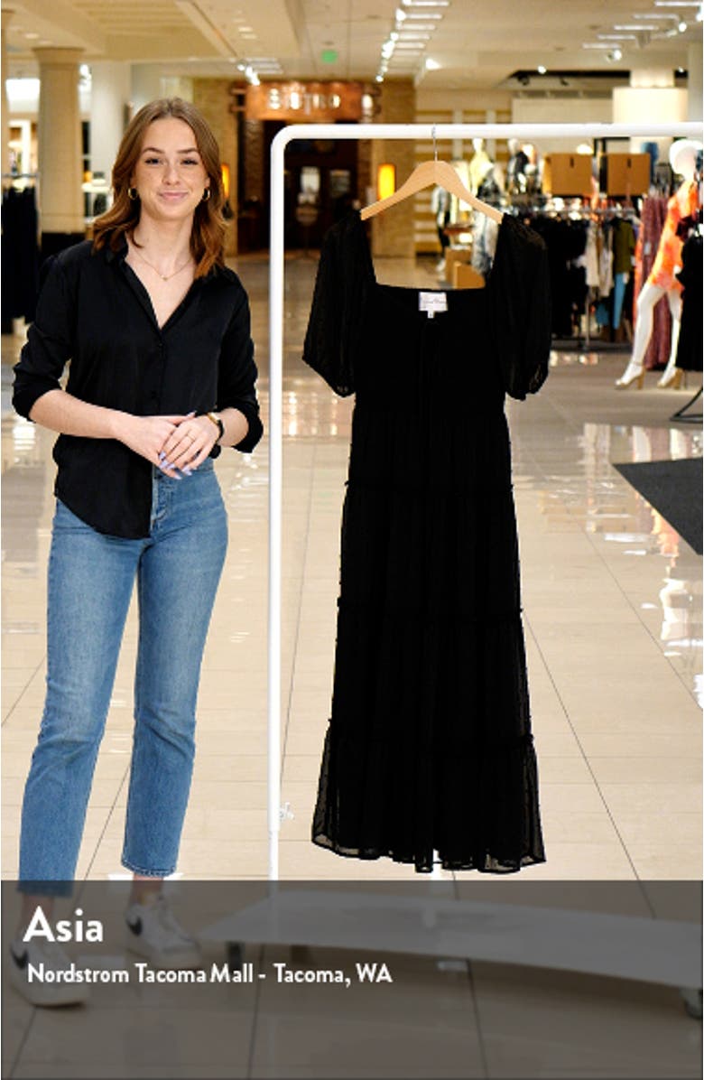 Tiered Smocked Midi Dress, sales video thumbnail