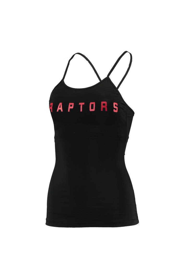 Women's Qore Black Toronto Raptors Dual Team Tank Top, Alternate, color, Black